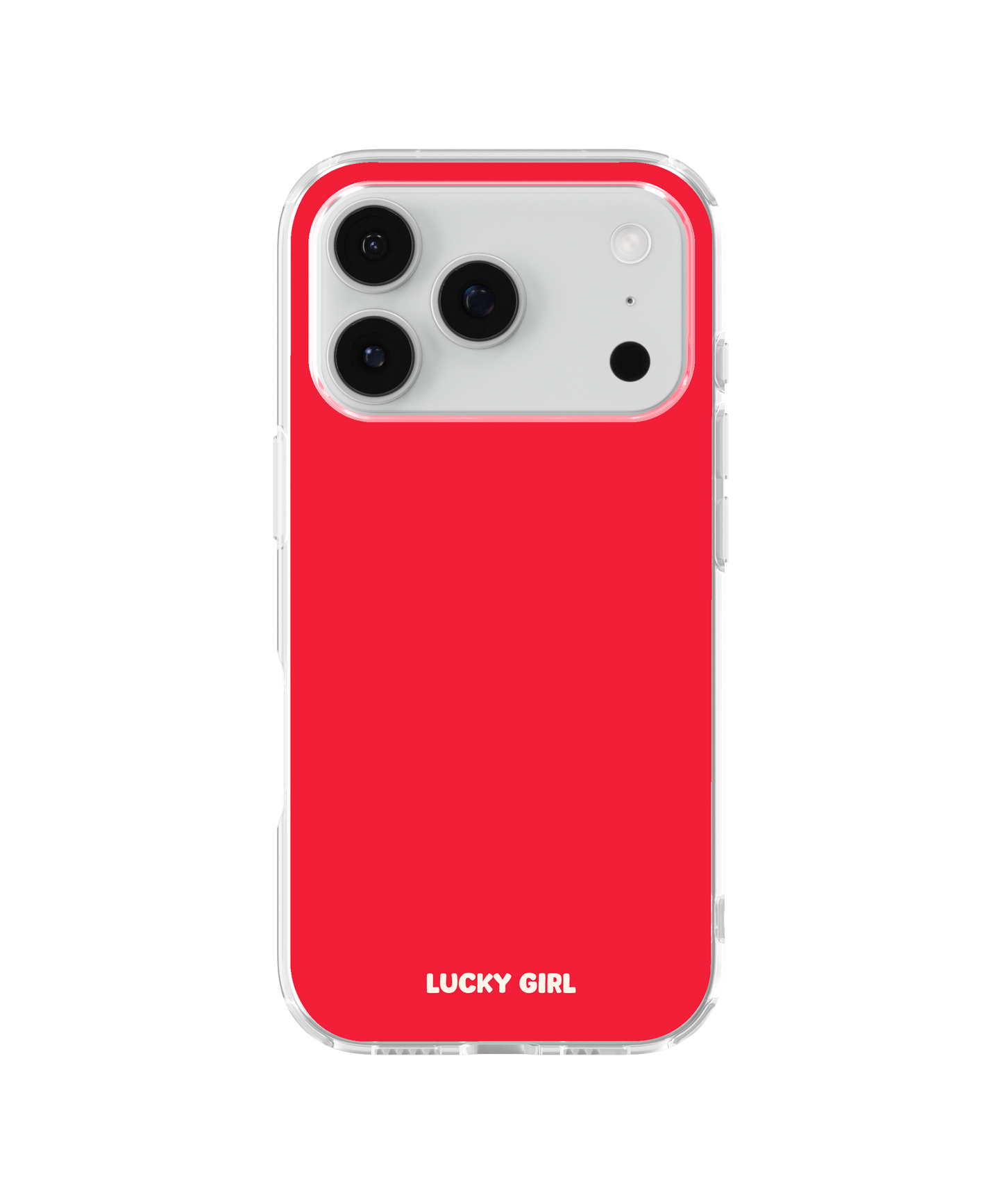 Vermillion Solids Clear Case Insert