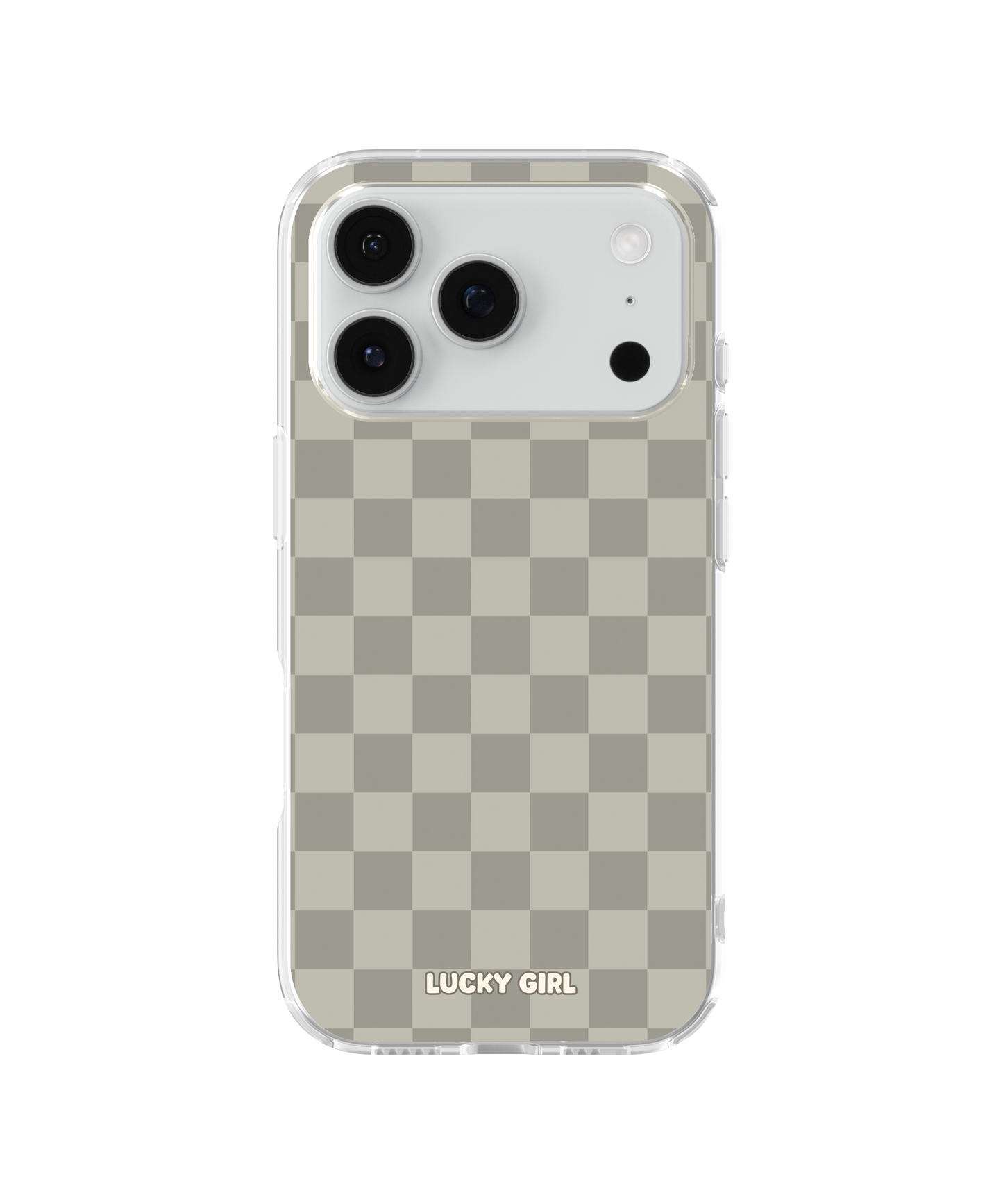 River Rock Checkers Clear Case Insert