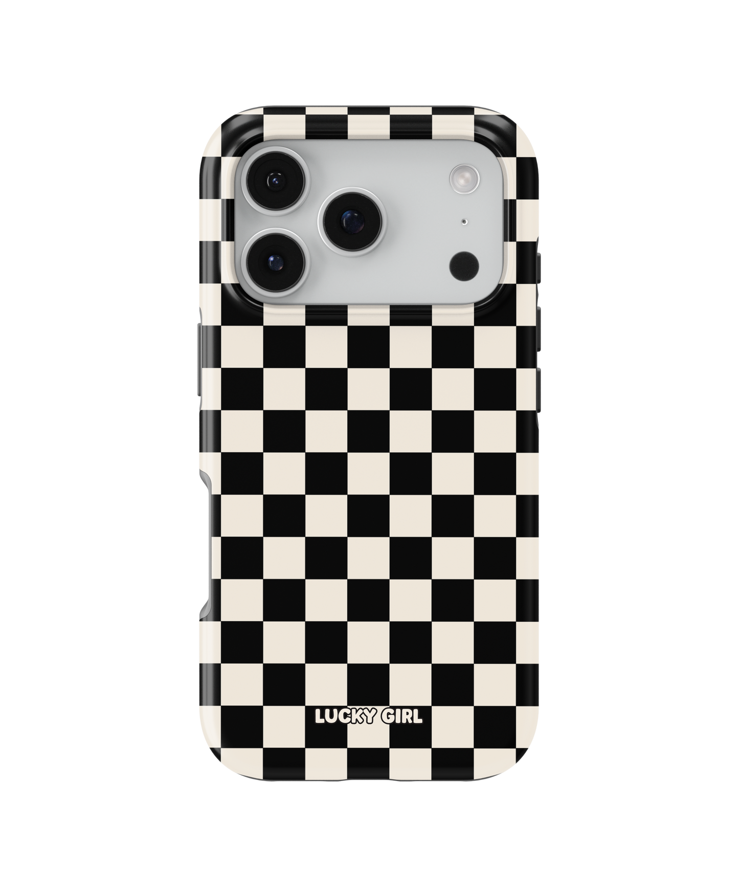 Onyx Checkers II Phone Case