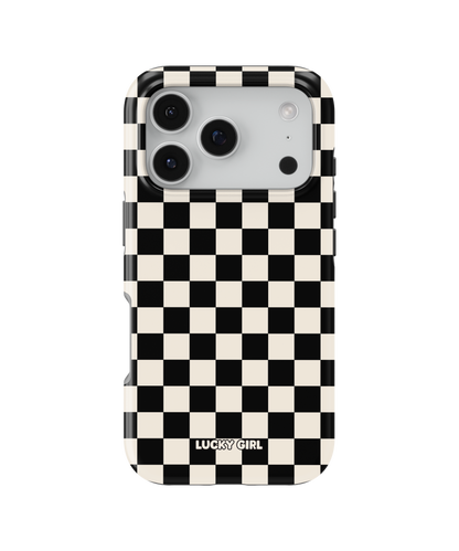 Onyx Checkers II Phone Case