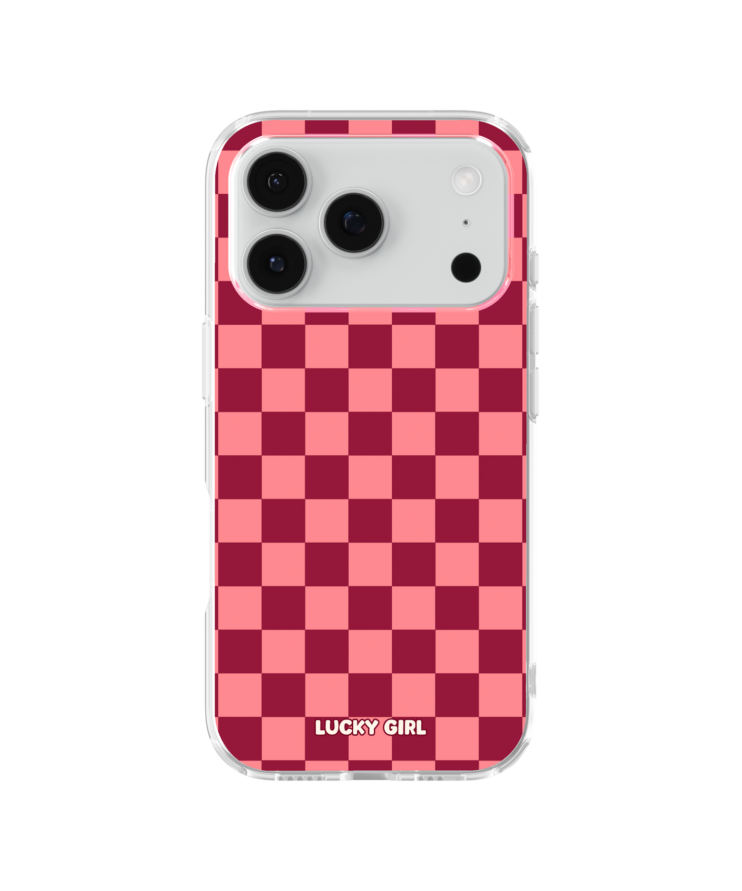 Love Checkers Clear Case Insert