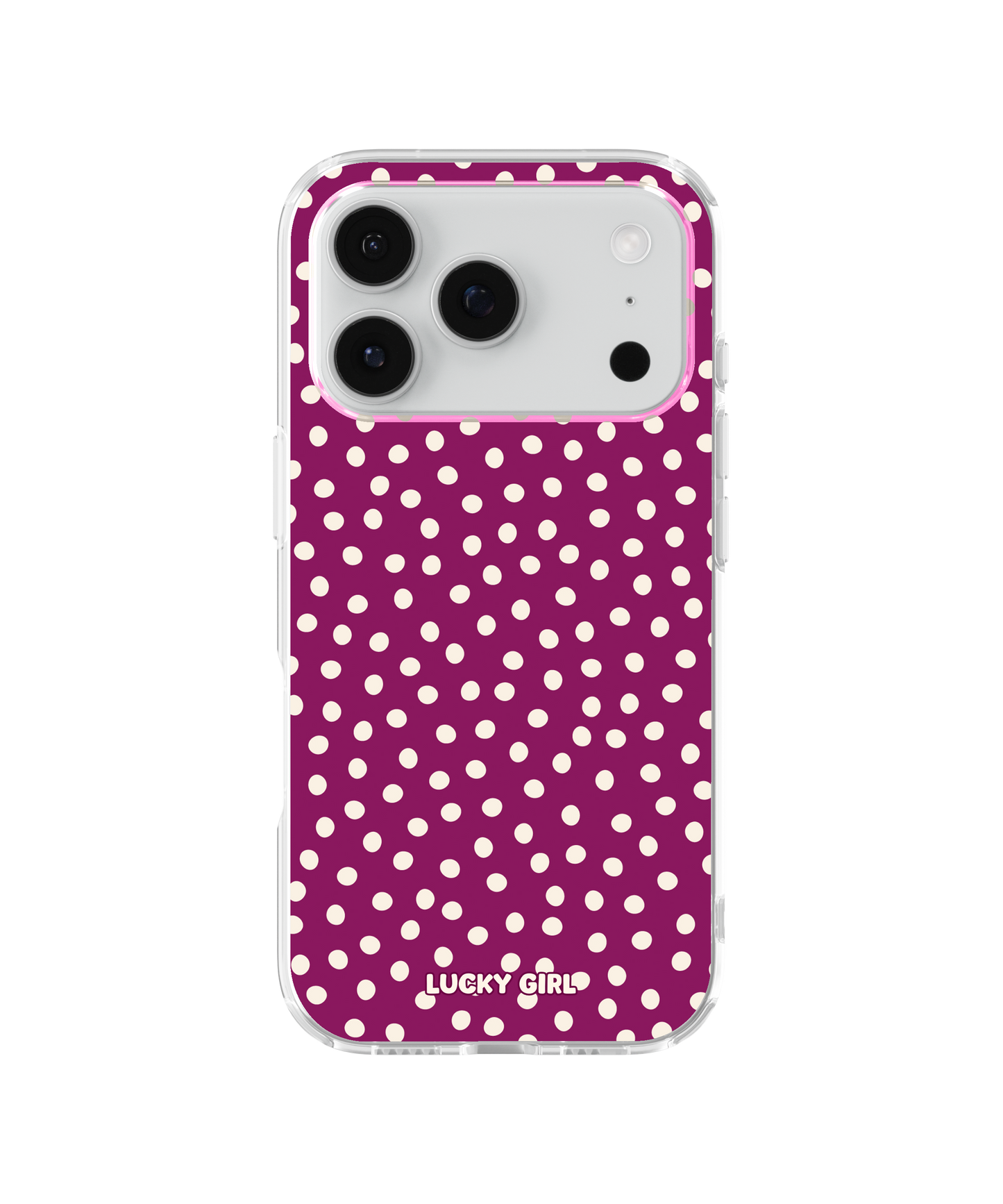 Velvet Dots Clear Case Insert