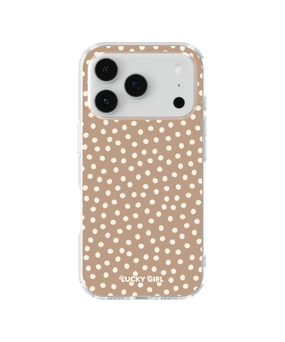 Chestnut Dots Clear Case Insert