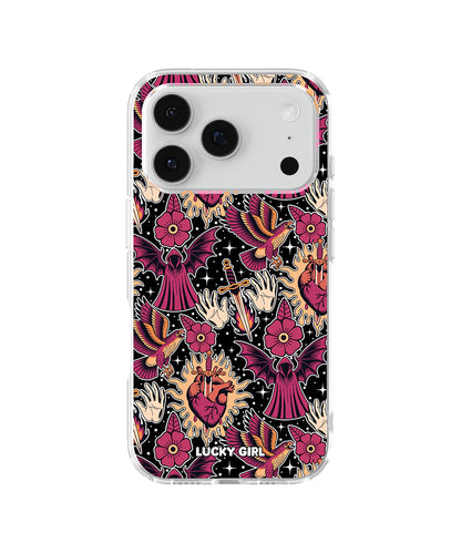 Silent Heart Clear Case Insert