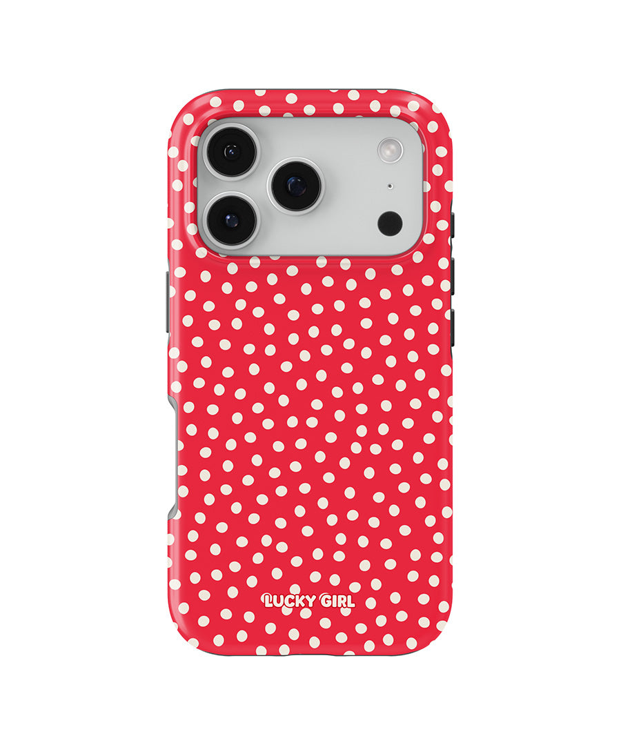 Vermillion Dots Phone Case