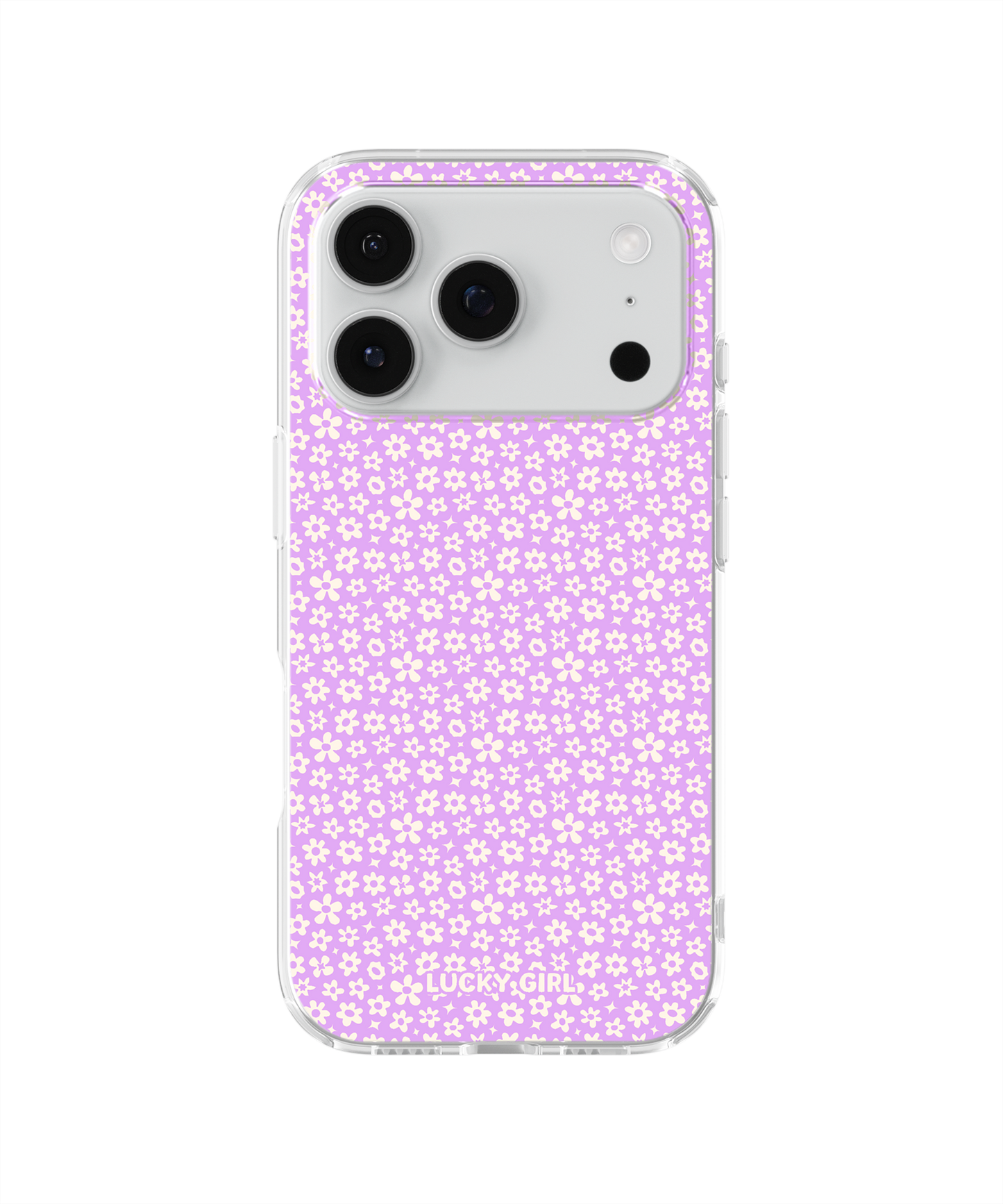 Lavender Little Blooms Clear Case Insert