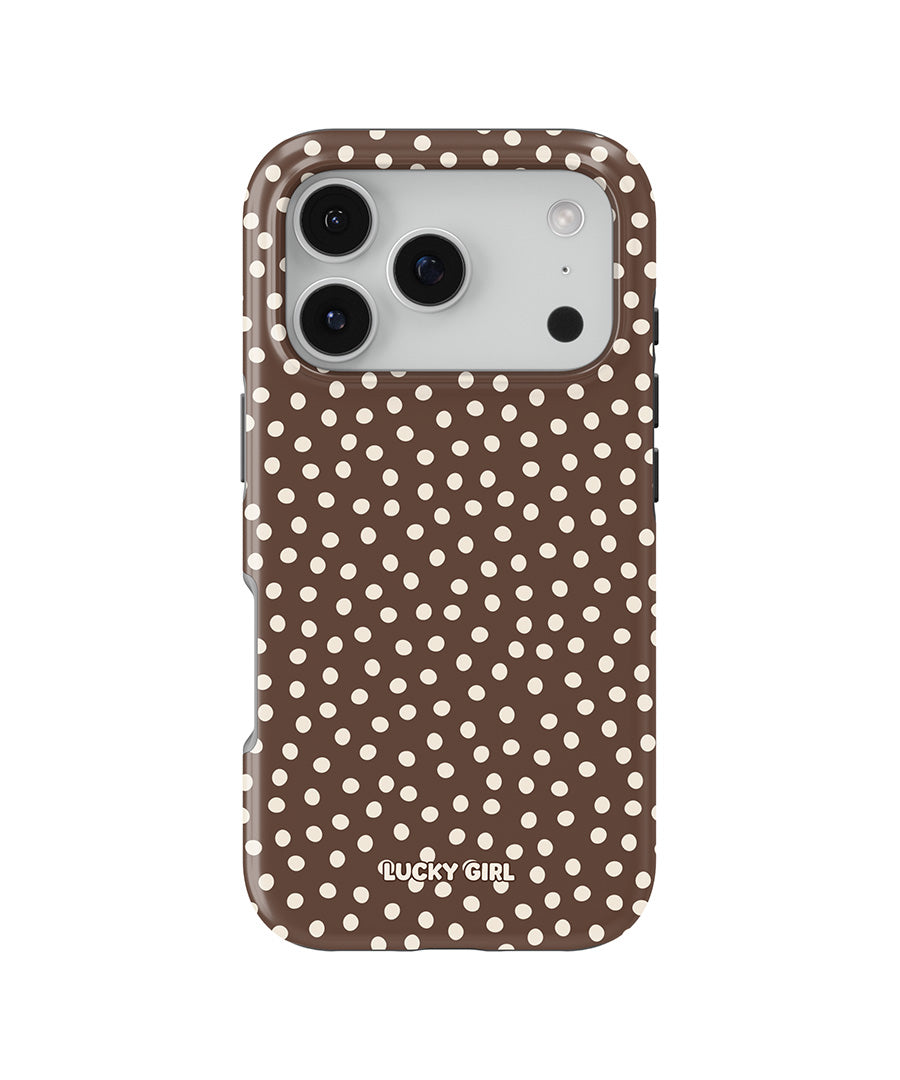 Espresso Dots Phone Case