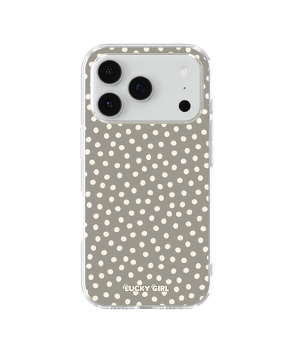 River Rock Dots Clear Case Insert