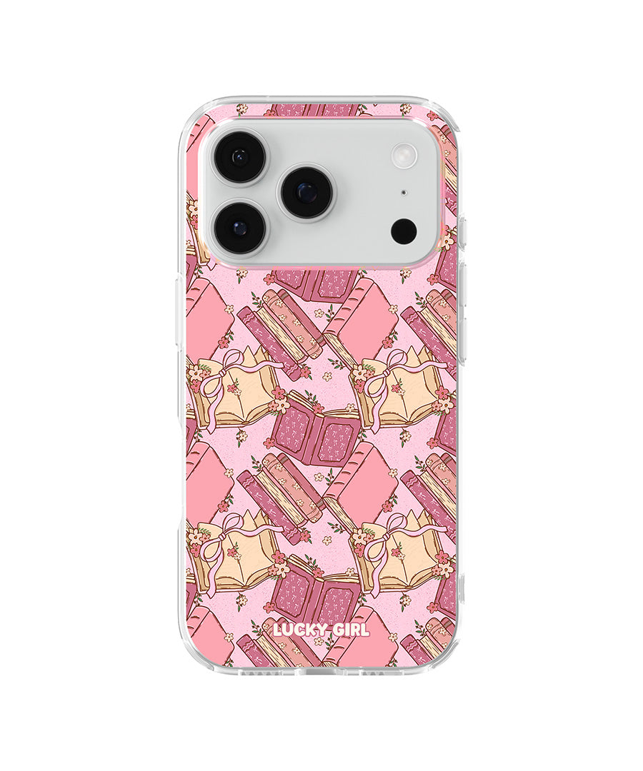 Pink Prose Clear Case Insert