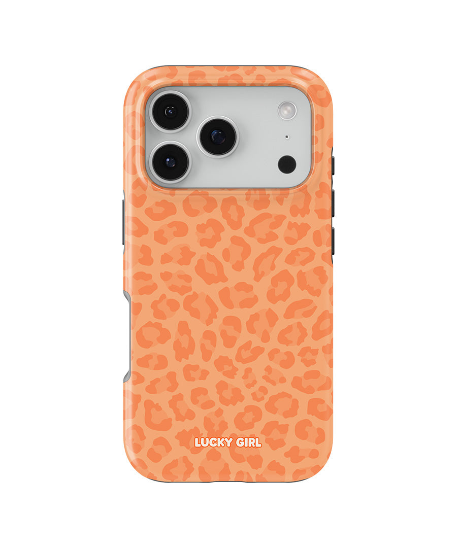 Tangerine Leopard Phone Case