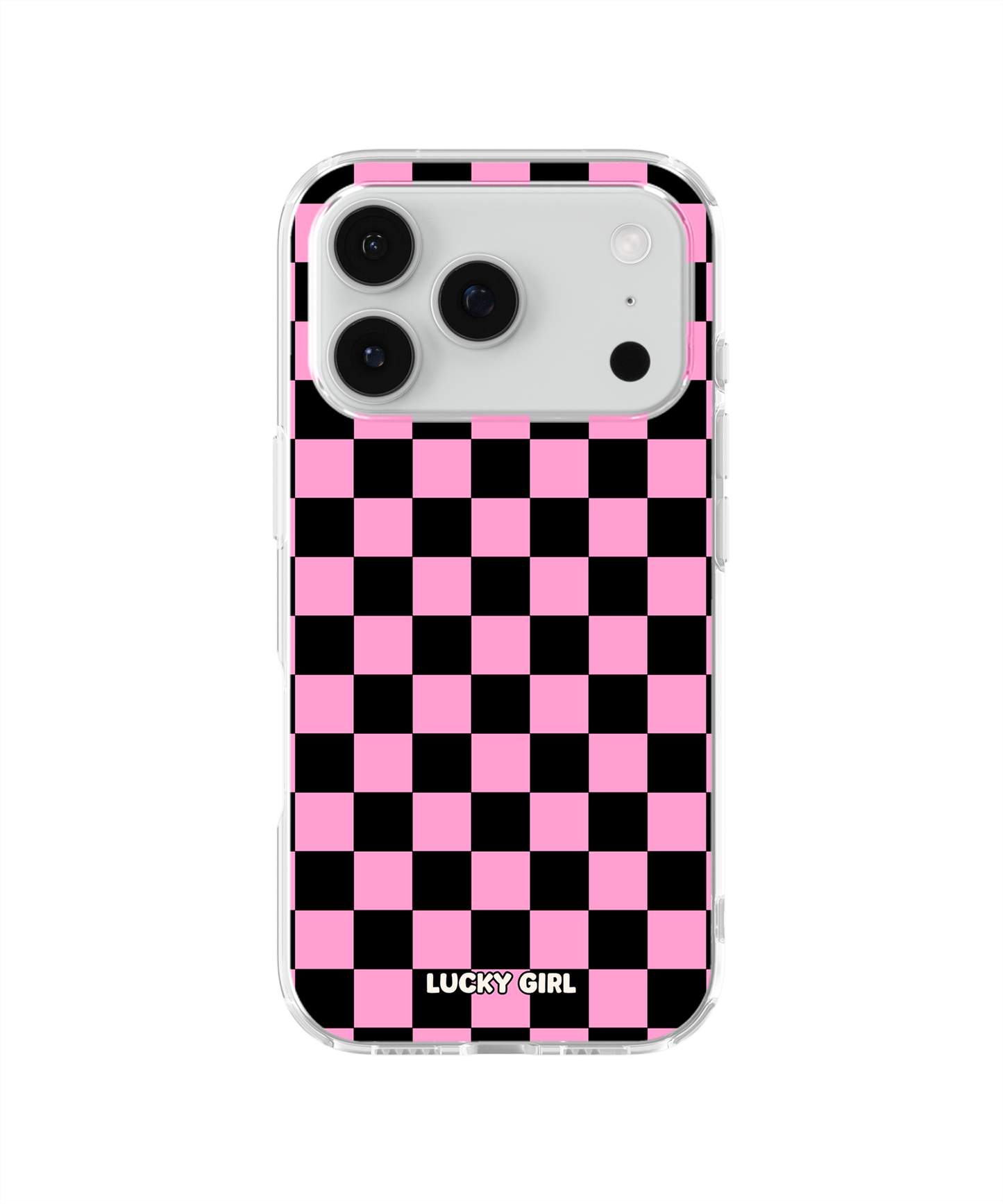 Bubblegum Checkers Clear Case Insert
