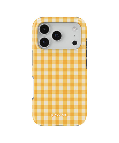 Sunshine Gingham Phone Case
