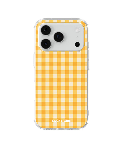 Sunshine Gingham Clear Case Insert