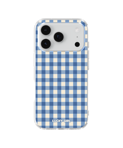 Blueberry Gingham Clear Case Insert