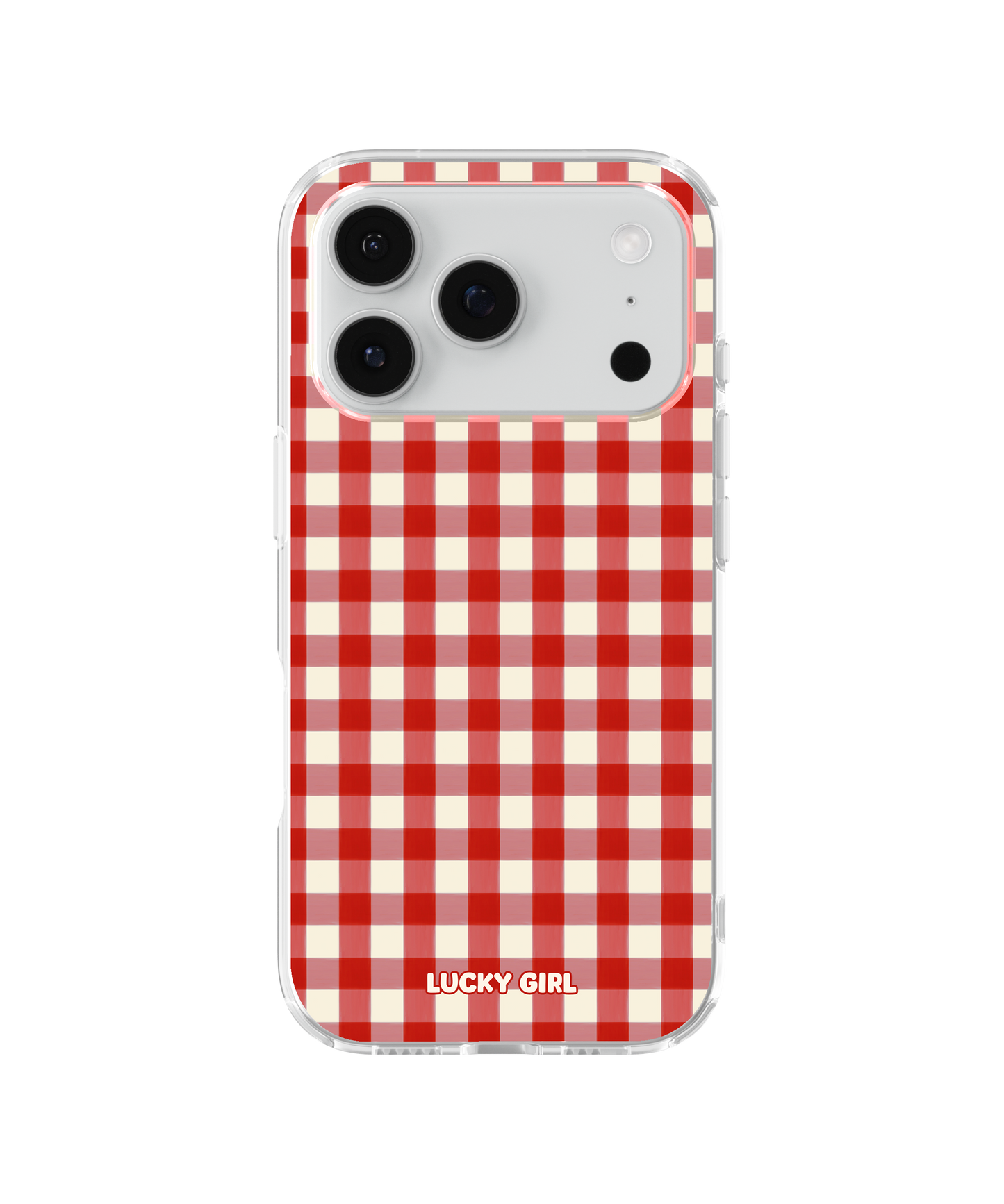 Apple Gingham Clear Case Insert
