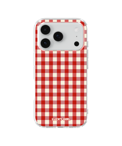 Apple Gingham Clear Case Insert