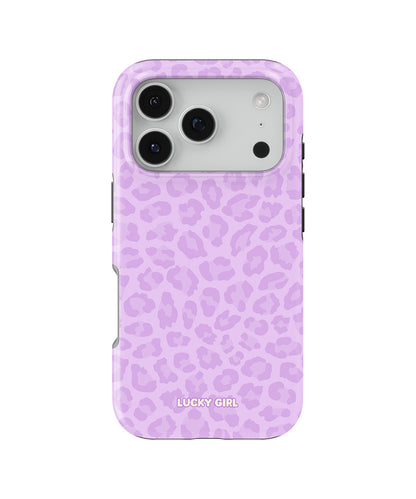 Lilac Leopard Phone Case
