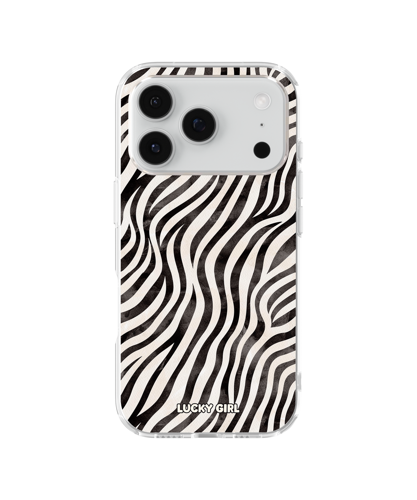 Classic Zebra Clear Case Insert
