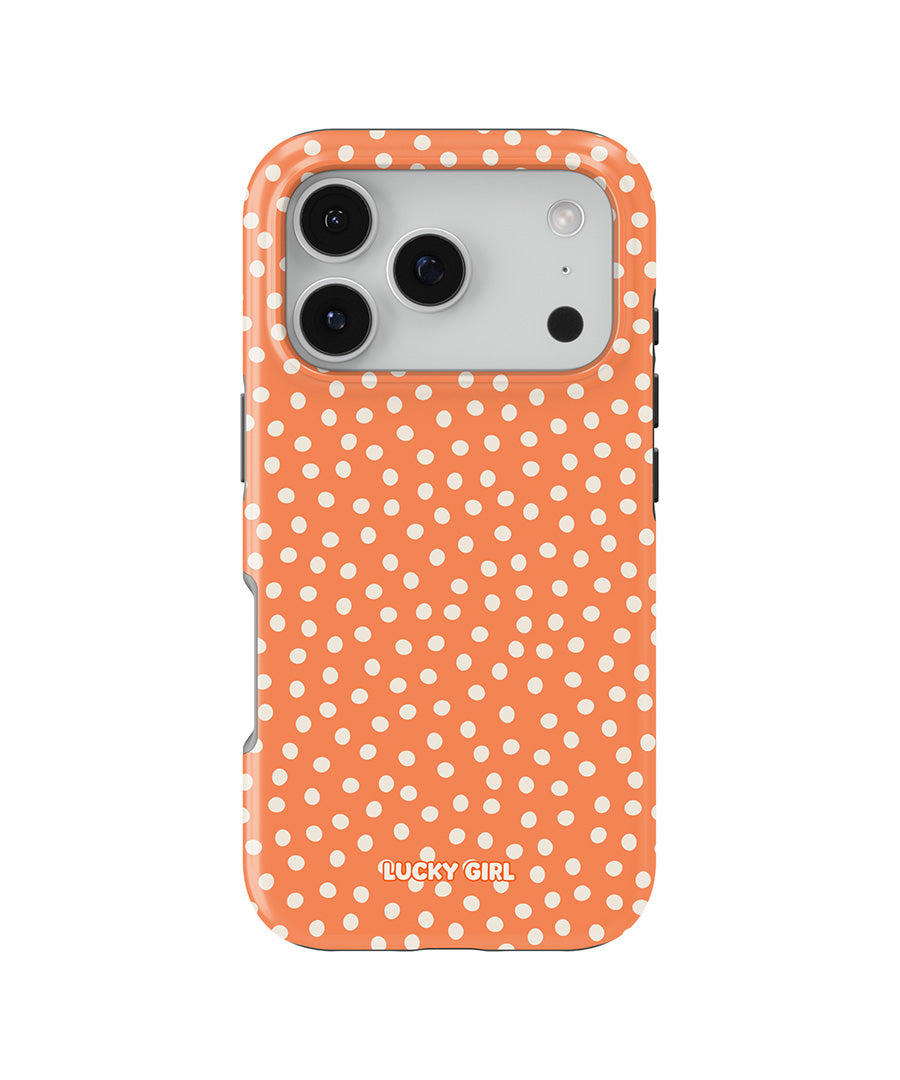 Tangerine Dots Phone Case