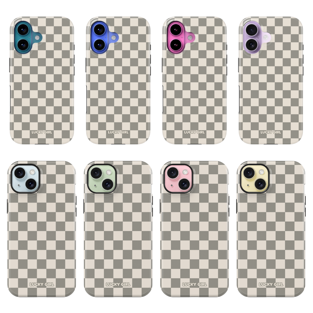 River Rock Checkers II Phone Case