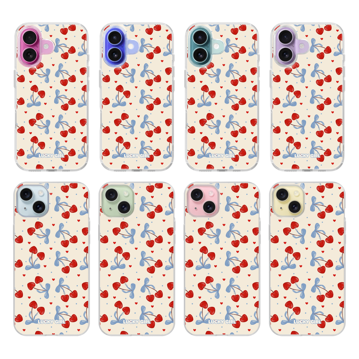 Cherry Cute Clear Case Insert