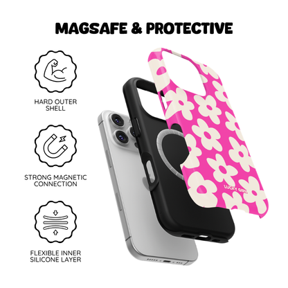 Raspberry Big Blooms Phone Case