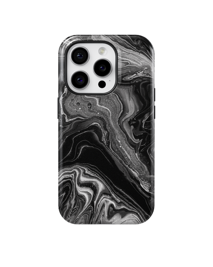 Obsidian Marble Obsession MagSafe Phone Case