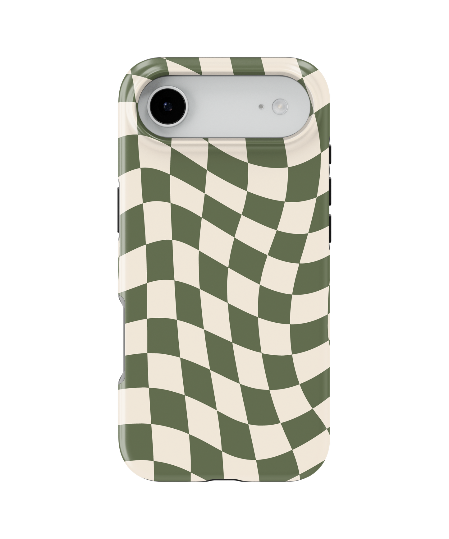 Moss Wavy Checkers II MagSafe Phone Case