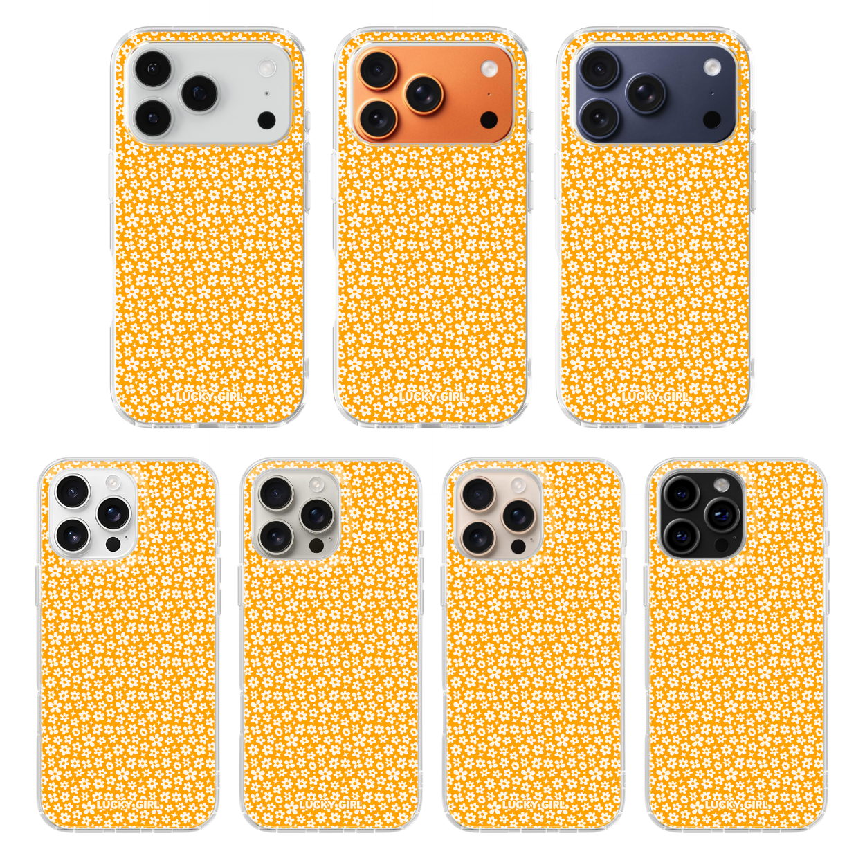 Creamsicle Little Blooms Clear Case Insert