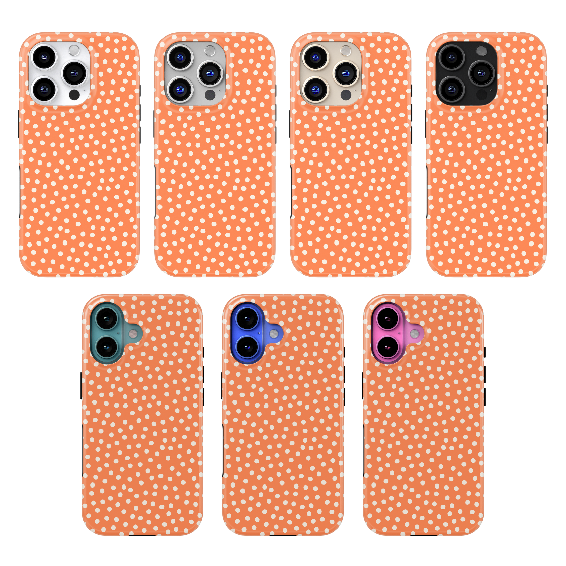Tangerine Dots MagSafe Phone Case