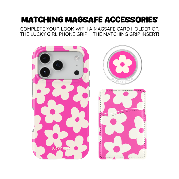 Raspberry Big Blooms Phone Case