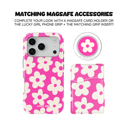 Raspberry Big Blooms Phone Case