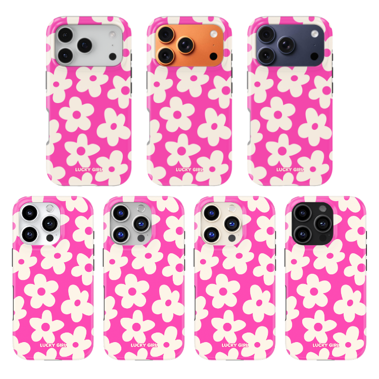 Raspberry Big Blooms Phone Case