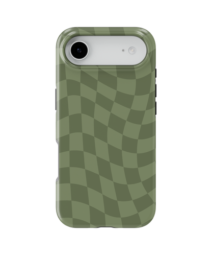 Moss Wavy Checkers MagSafe Phone Case