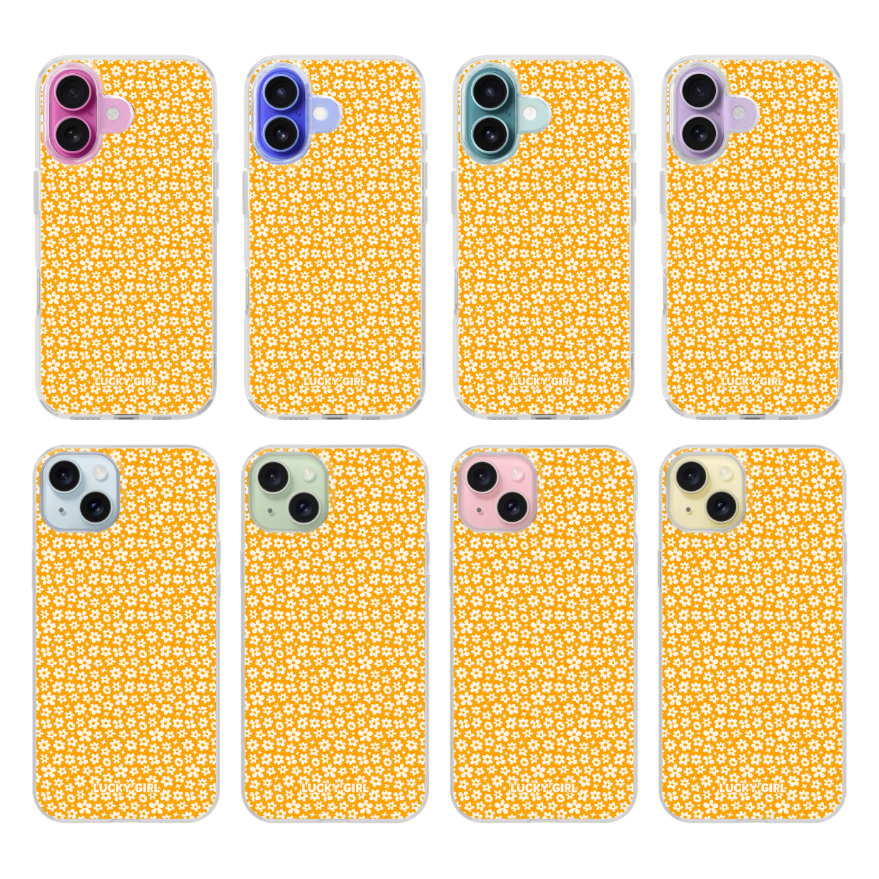 Creamsicle Little Blooms Clear Case Insert