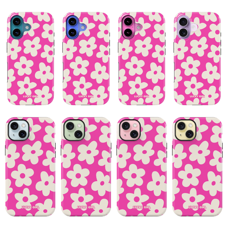 Raspberry Big Blooms Phone Case