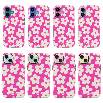 Raspberry Big Blooms Phone Case