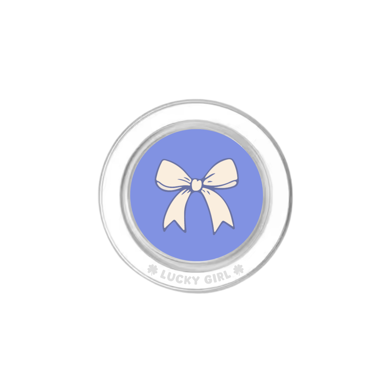 Bluebell Bow Phone Grip Insert