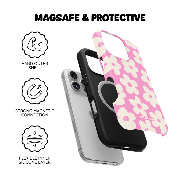 Bubblegum Big Blooms Phone Case