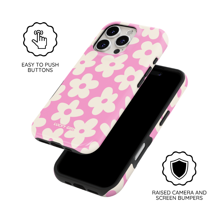 Bubblegum Big Blooms Phone Case
