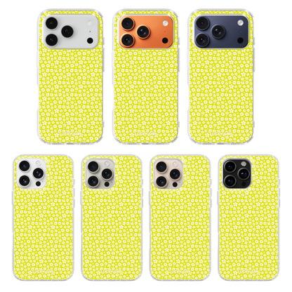 Electric Lime Little Blooms Clear Case Insert