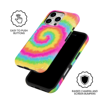 Rainbow Swirl MagSafe Phone Case