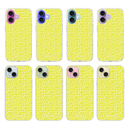 Electric Lime Little Blooms Clear Case Insert