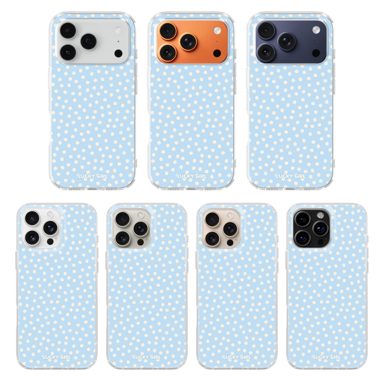 Cloud 9 Dots Clear Case Insert