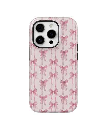 Pink Blushing Bows MagSafe Phone Case