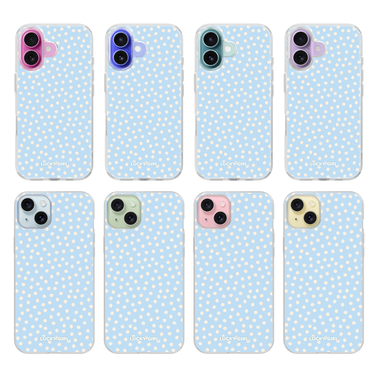 Cloud 9 Dots Clear Case Insert