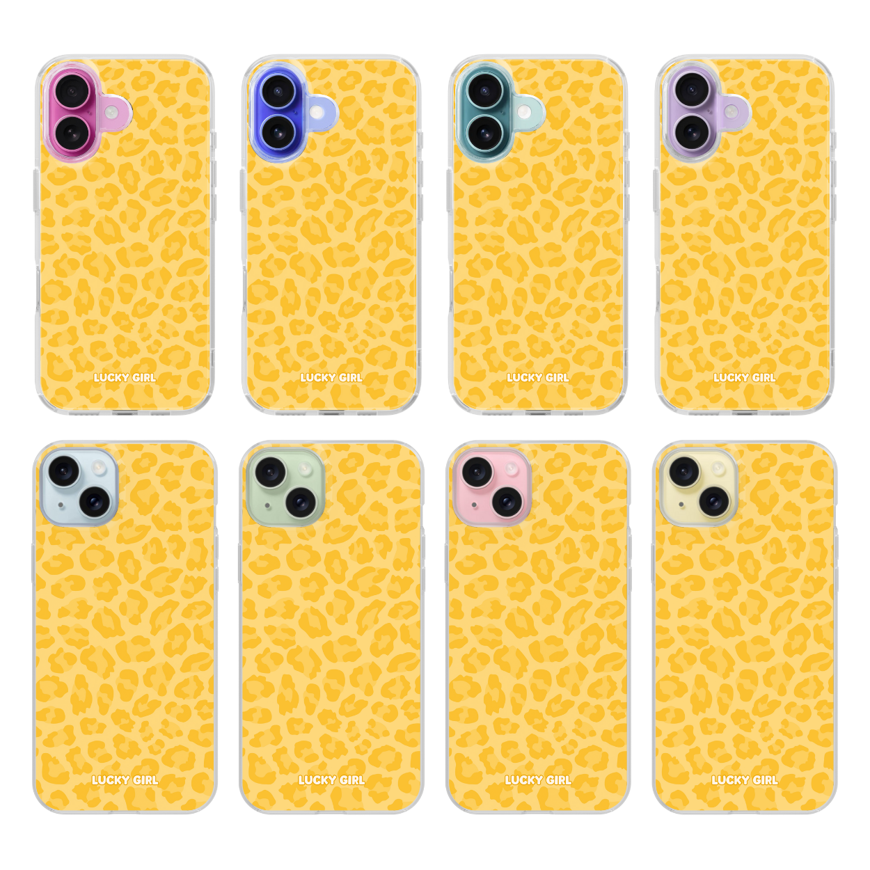 Sunny Leopard Clear Case Insert