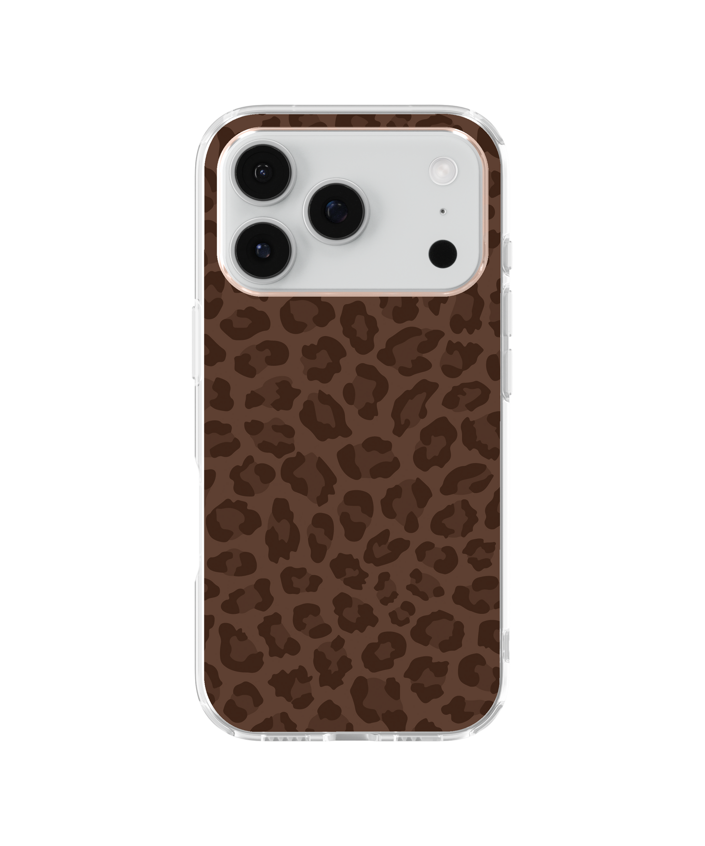 Espresso Leopard Clear Case Insert
