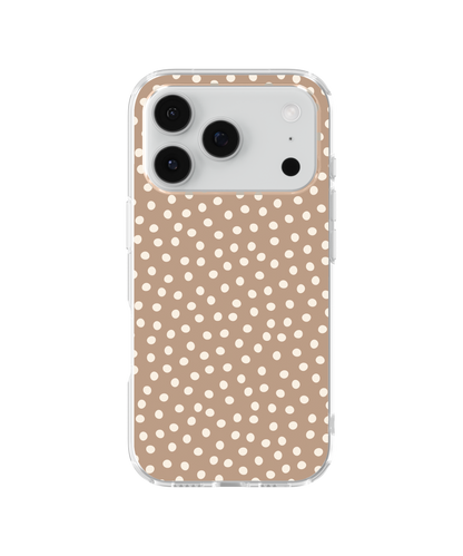 Chestnut Dots Clear Case Insert