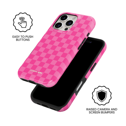 It Girl Checkers Phone Case